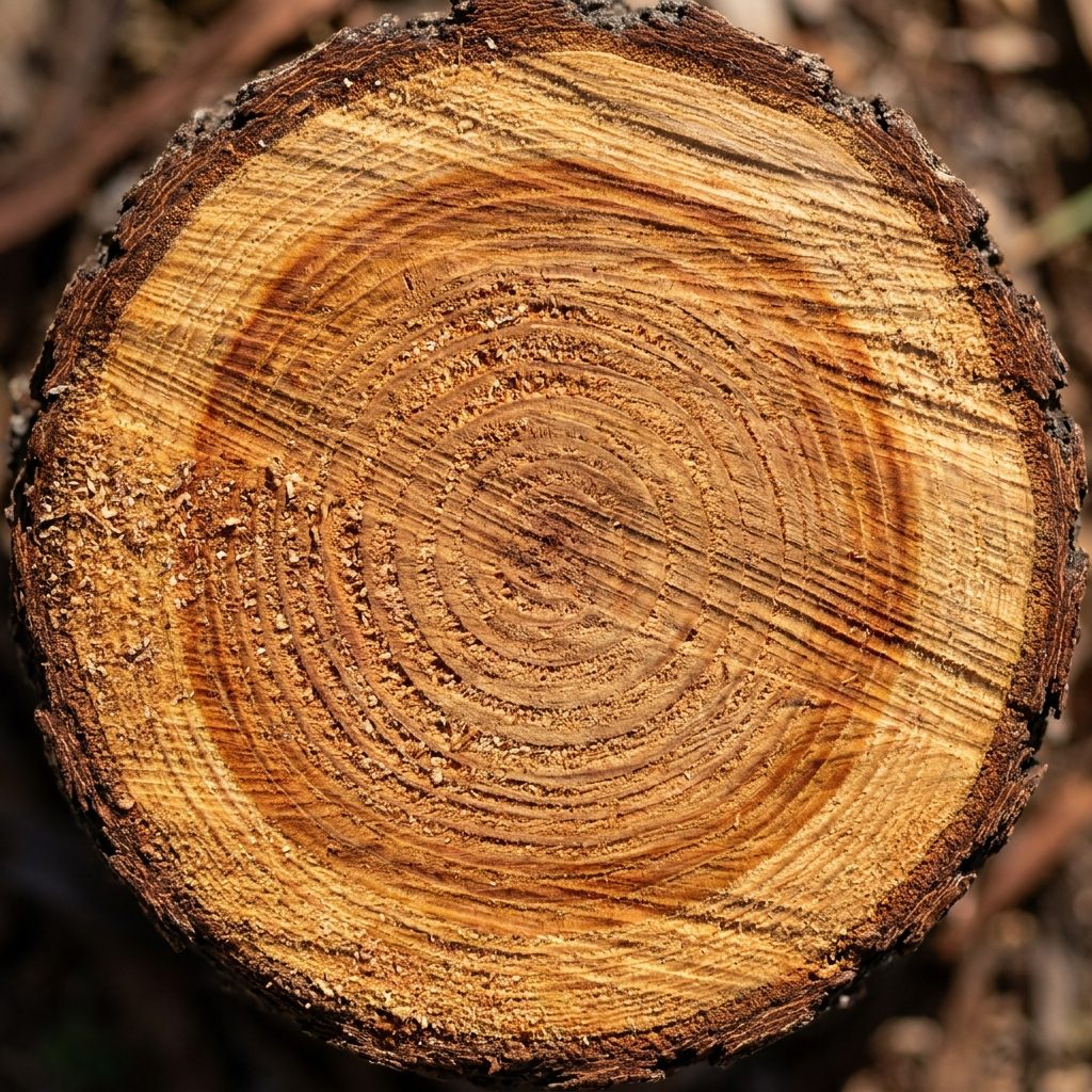 Grind: Stump taken below ground level.
